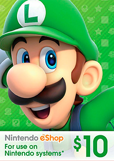 Купить Nintendo eShop USA 10 USD